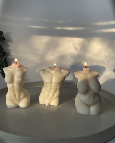 The Real Aesthetic Curvy Body | Women Body Candle | Female Figure Candle