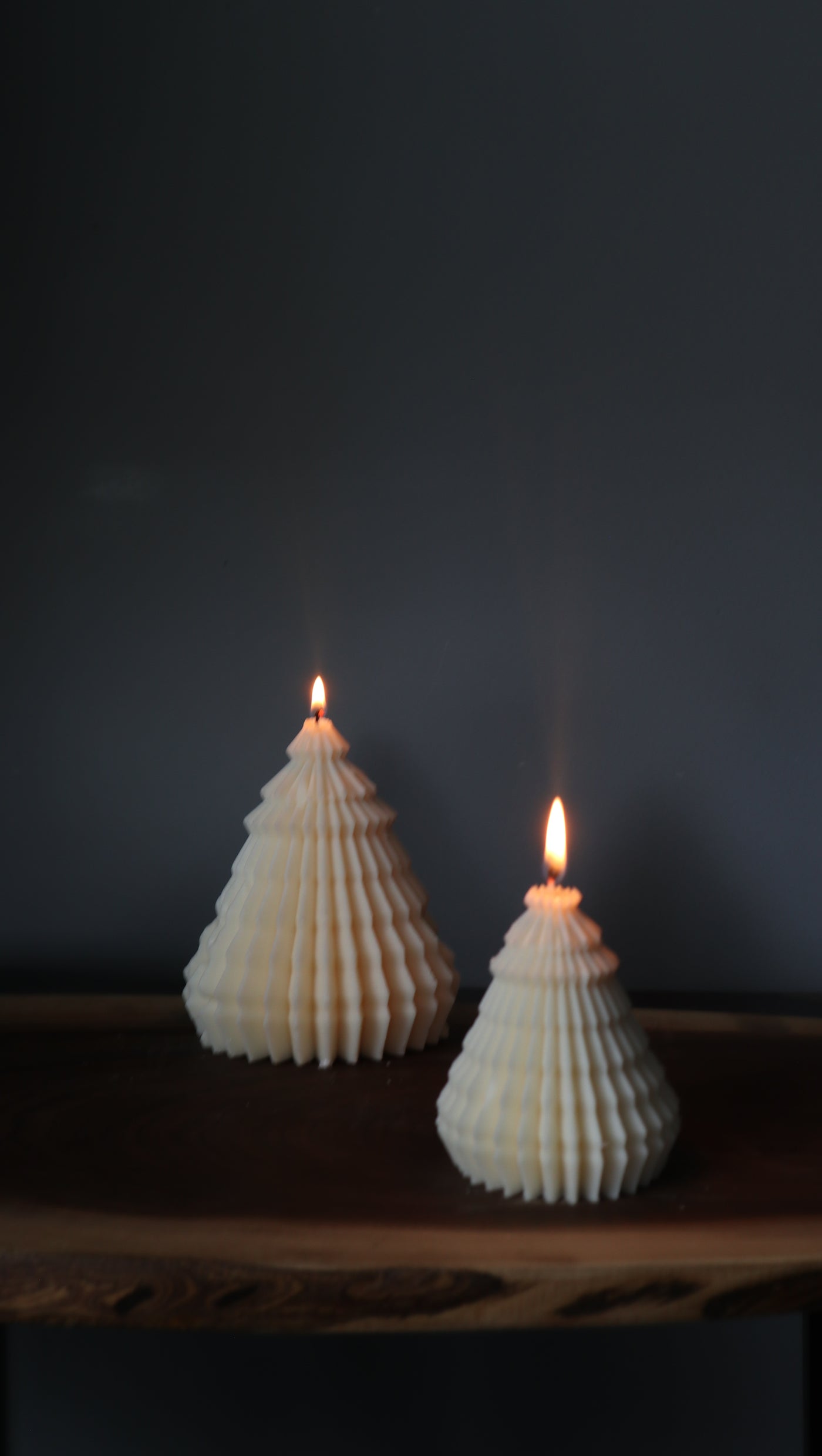 Origami Christmas tree Candle | Holiday Candle