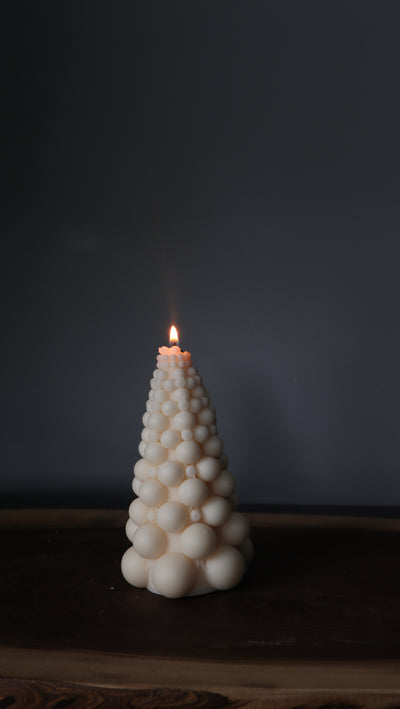 Bubble Tree Decorative Candle | Christmas Candle