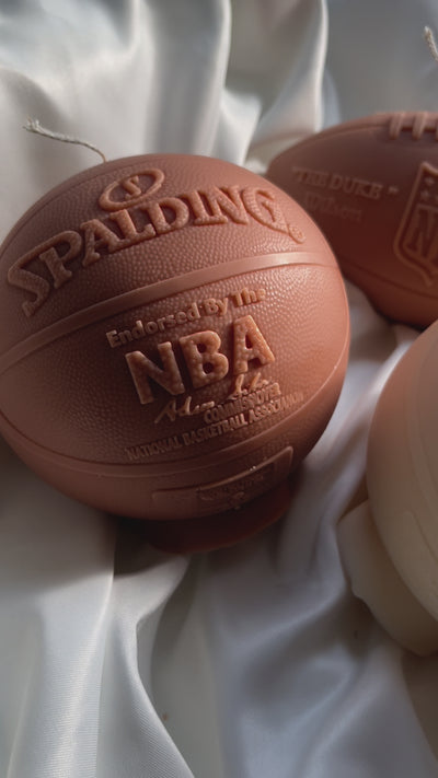 football candle, superbowl candle, football lover, sports lover, nfl, nba, basketball