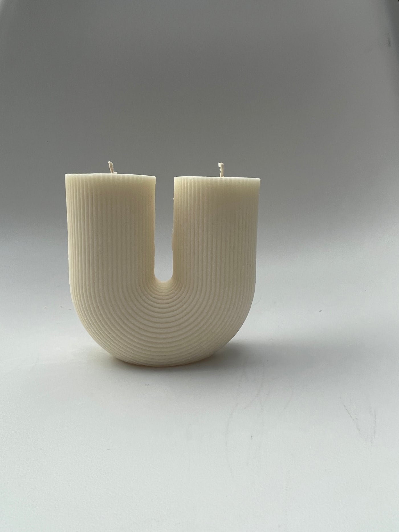 The U Ribbed Candle