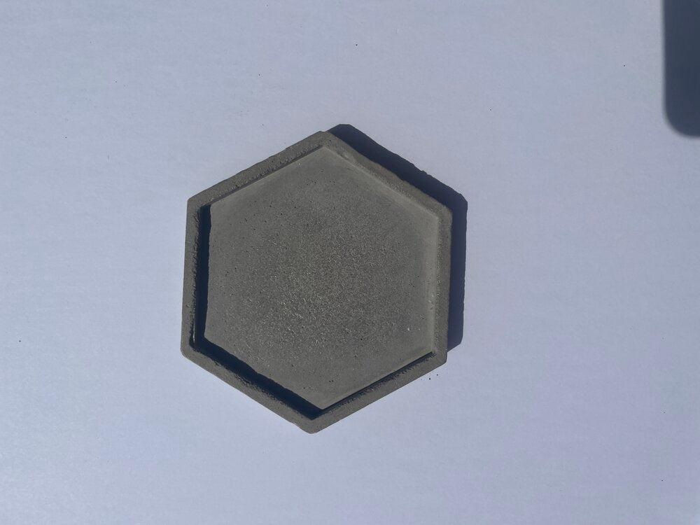 Hexagon Concrete Coaster