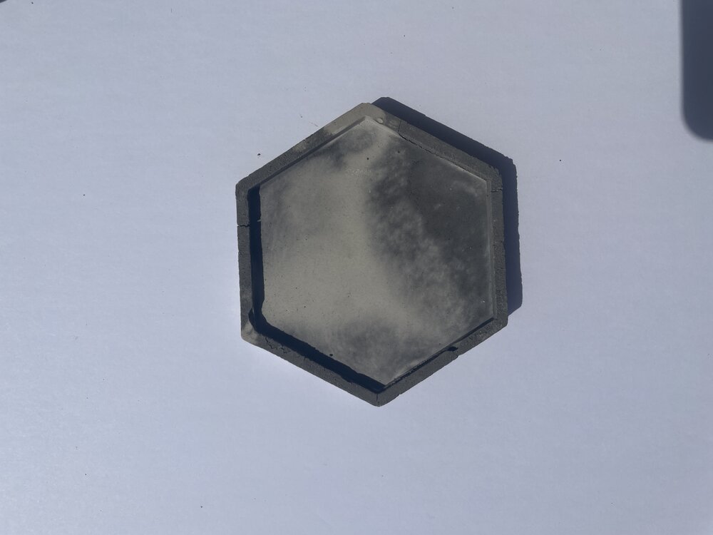 Hexagon Concrete Coaster