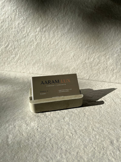 Concrete Business Card Holder