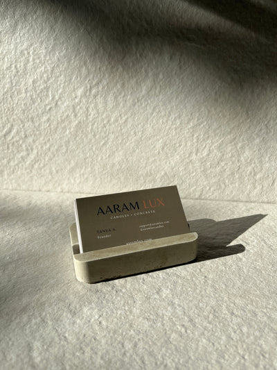 Concrete Business Card Holder