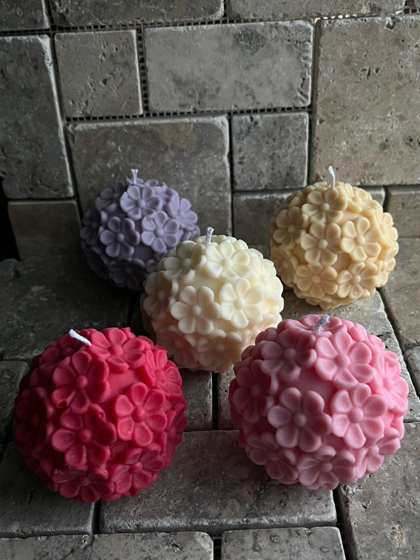 The Daisy Ball Flower Candle | Decorative Flowerball Candle