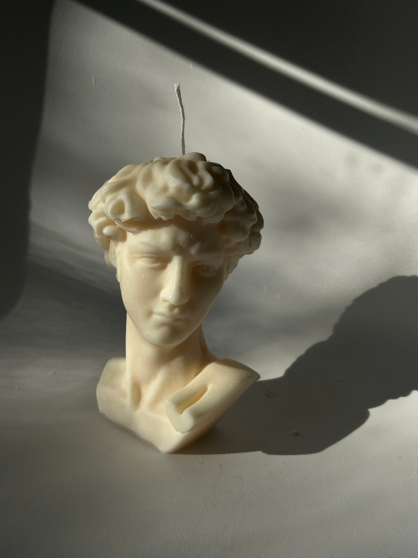 The David Candle | Bust of David Sculptural Candle Decor