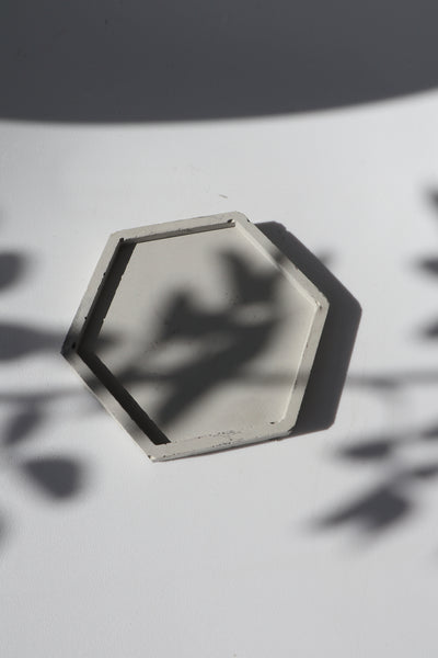 Hexagon Concrete Coaster