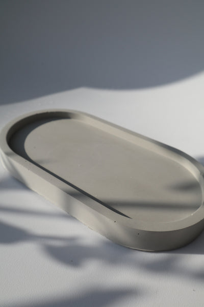 Oval Concrete Tray