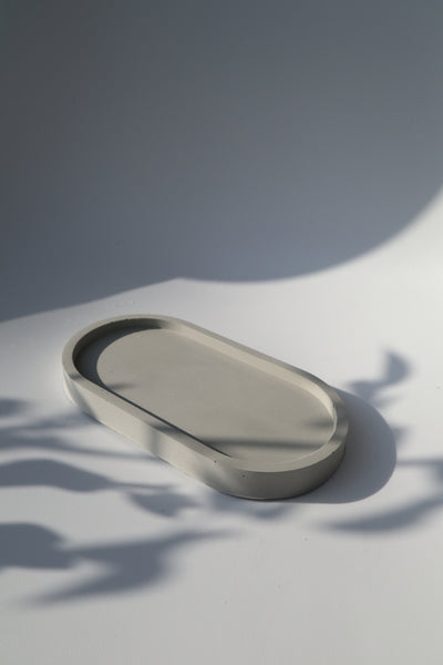 Oval Concrete Tray