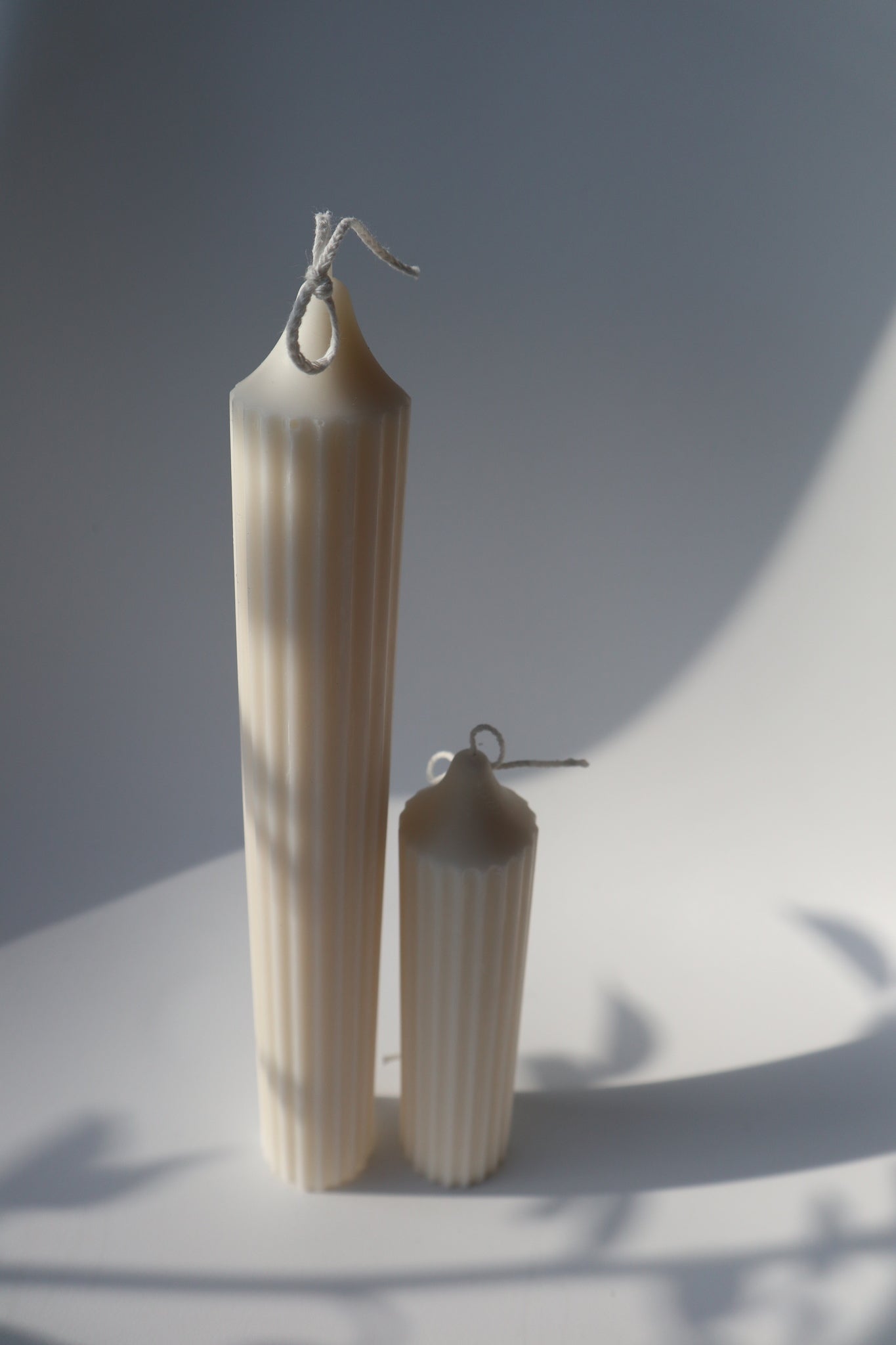 Ribbed Pencil Candles